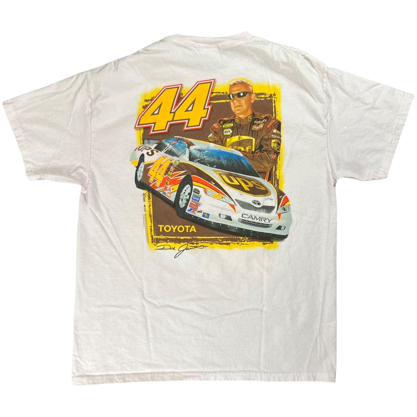 Vintage Y2K NASCAR UPS Dale Jarrett racing tee (L)