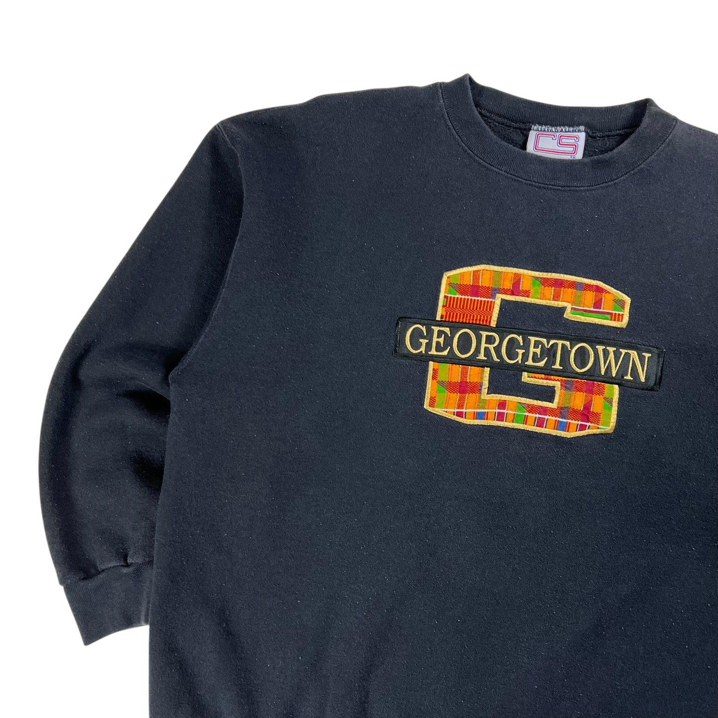 Vintage 90s Georgetown University Hoyas paisley crewneck (XL)