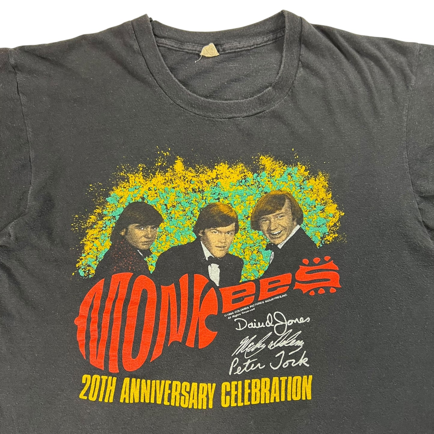 Vintage 1986 The Monkees 20th anniversary world tour tee (M)