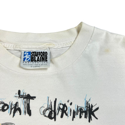 Vintage 90s Don’t Drink and Draw Fred Babb art tee (XL)