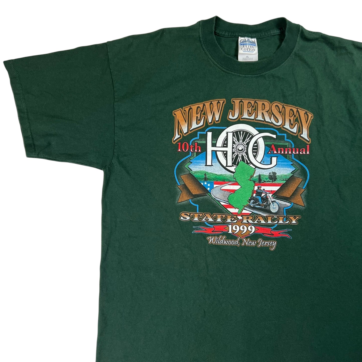 Vintage 1999 Harley Davidson New Jersey State Hog rally tee (XL)