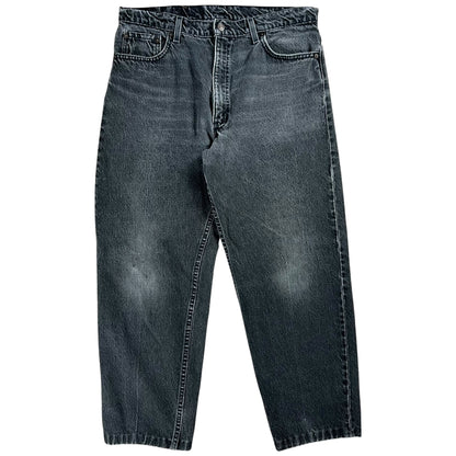 Vintage 90s Levi’s 550 black denim jeans (34x27)