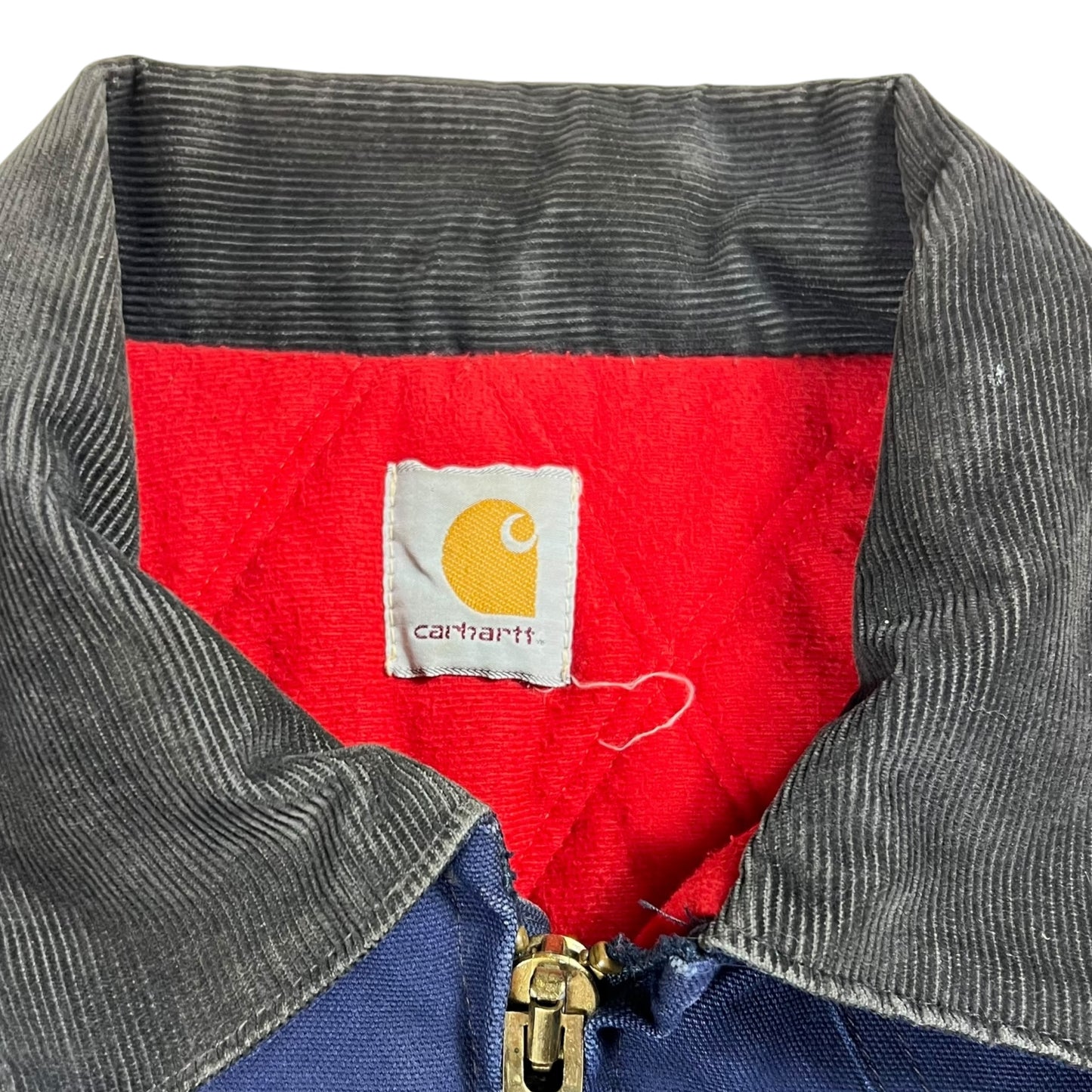 Vintage 80s Carhartt Santa Fe navy blue jacket (L)