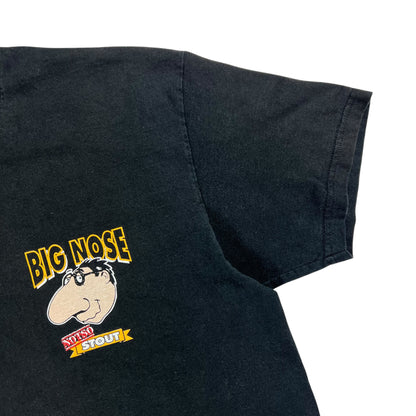 Vintage 90s Big Nose Notso Stout beer brewery tee (L)