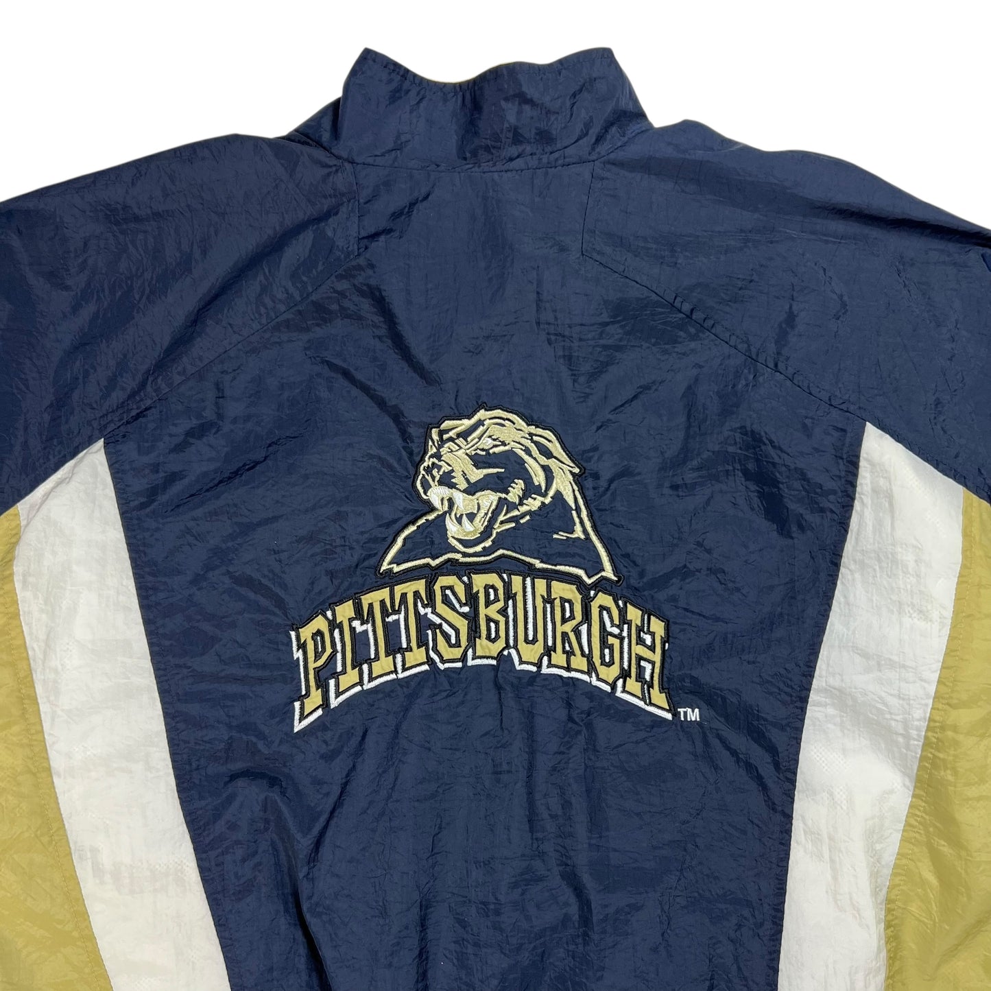 Vintage 90s Champion University of Pittsburgh Pitt Panthers wind breaker (L)
