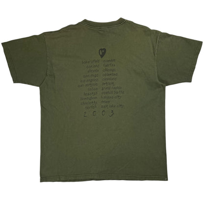 Vintage 2003 Foo Fighters One By One tour faded band tee (L)