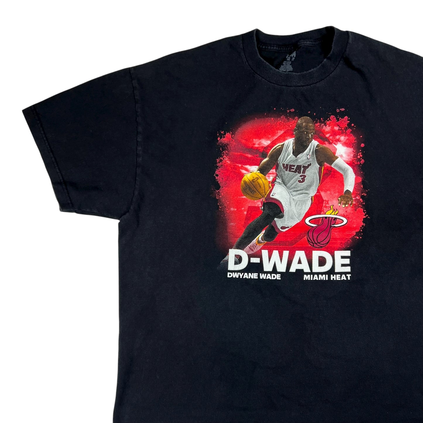 Y2K Miami Heat D-Wade Dwayne Wade NBA tee (XXL)