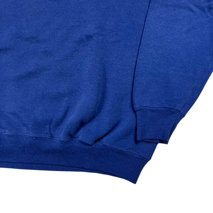 Vintage 80s faded navy blank crewneck (XL)