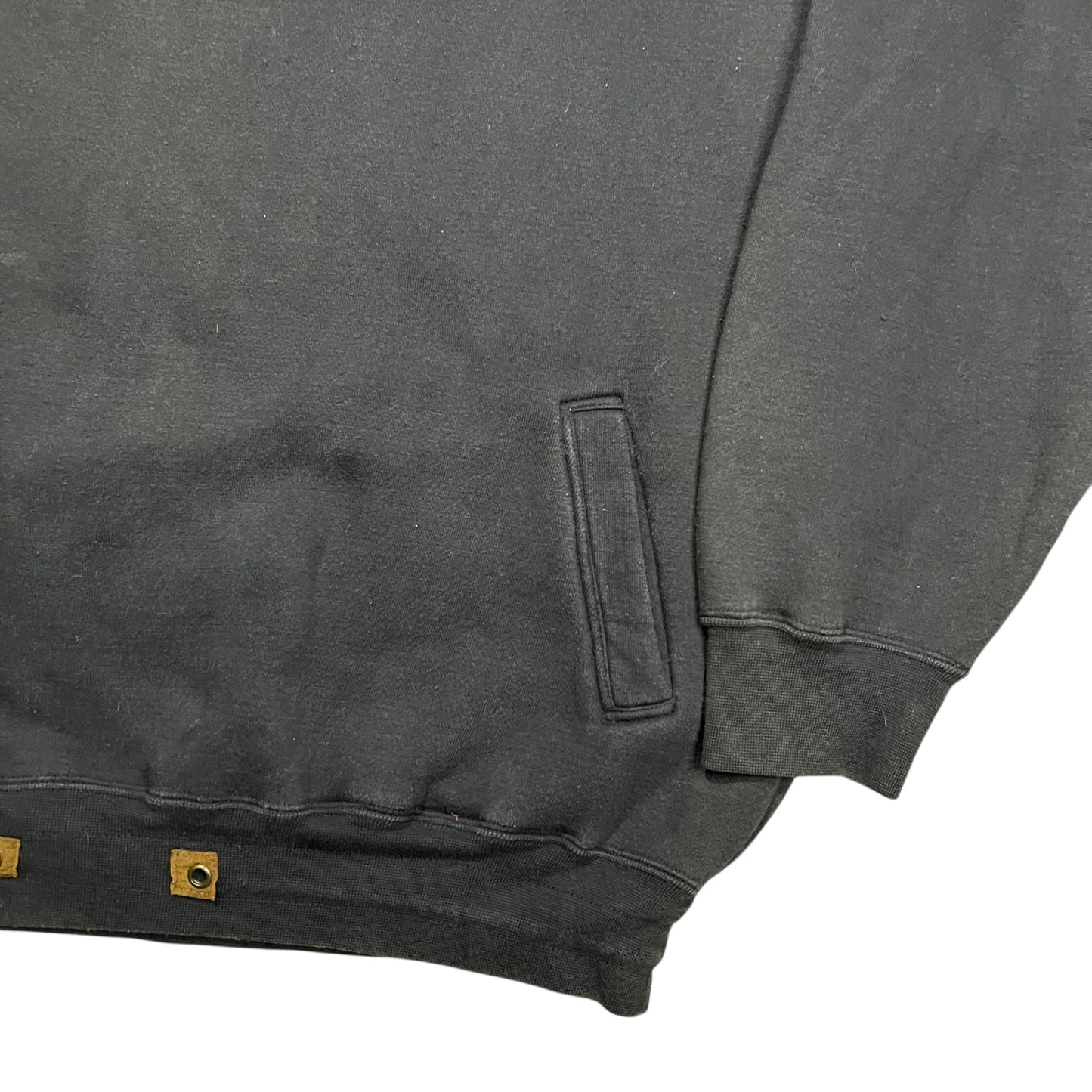 Vintage 90s Borders Books and music store paisley henley hoodie (XL)