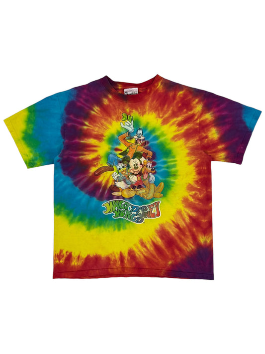 Vintage Y2K Walt Disney World tie dye tee (L)