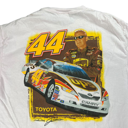 Vintage Y2K NASCAR UPS Dale Jarrett racing tee (L)