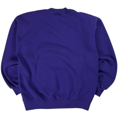 Vintage 90s Russell Athletic blank purple crewneck (L)