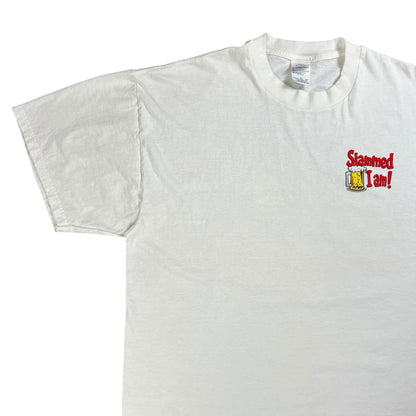 Vintage Y2K Slammed I am! Beer tee (XL)