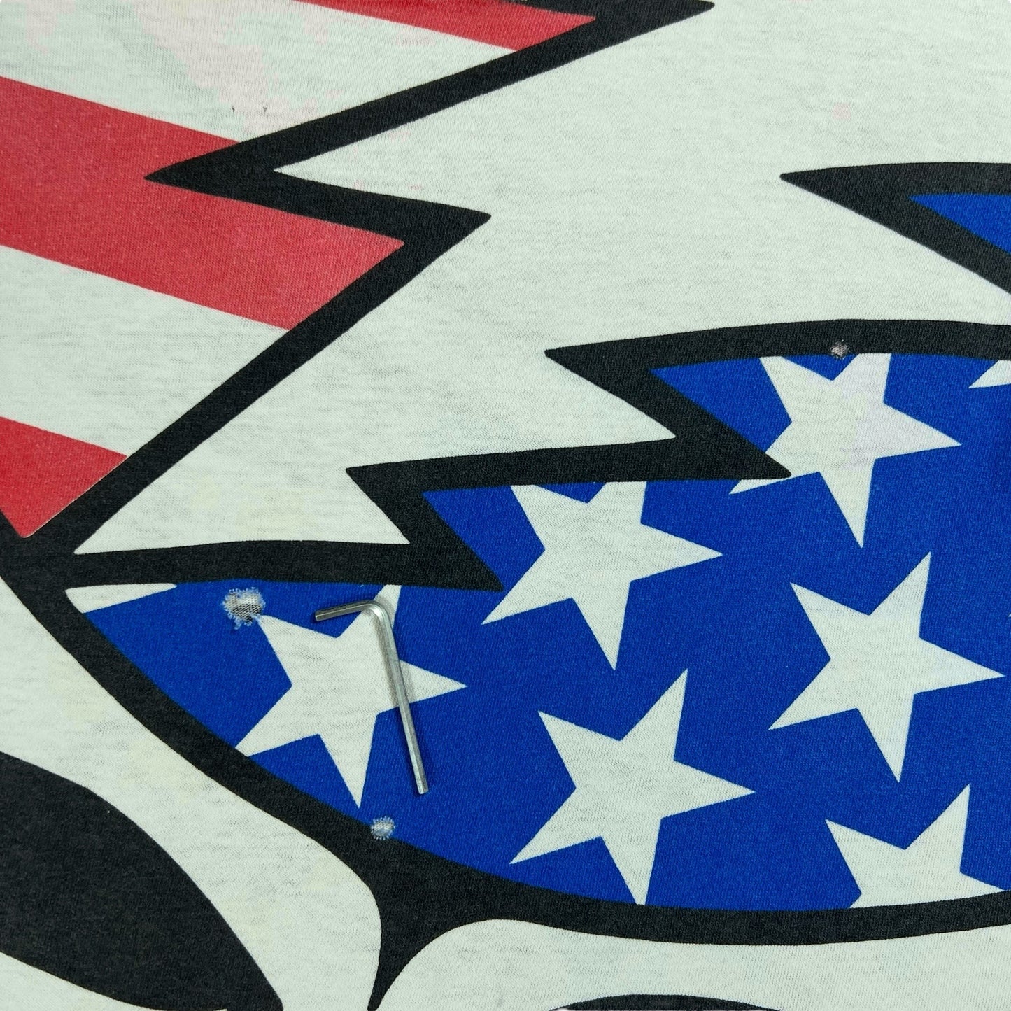 Vintage 1993 Grateful Dead Uncle Sam all over print band tee (L)