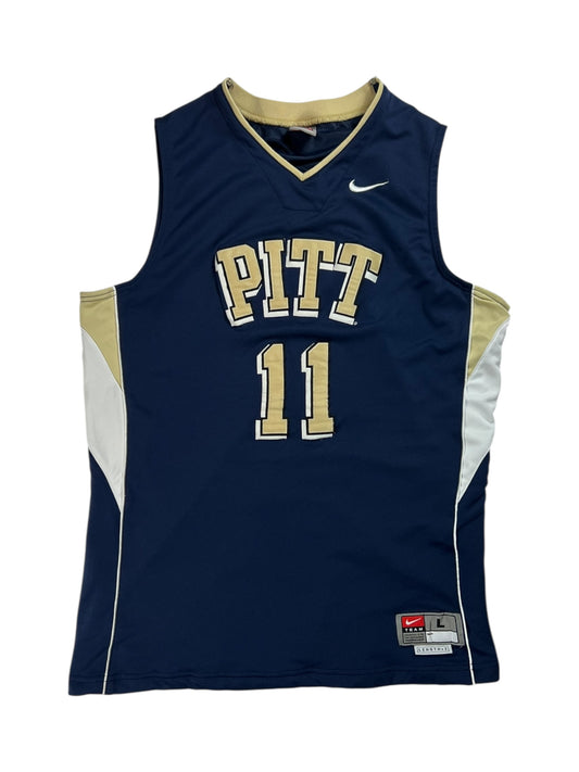 Vintage Y2K Nike University of Pittsburgh Pitt Panthers basketball jersey (L)