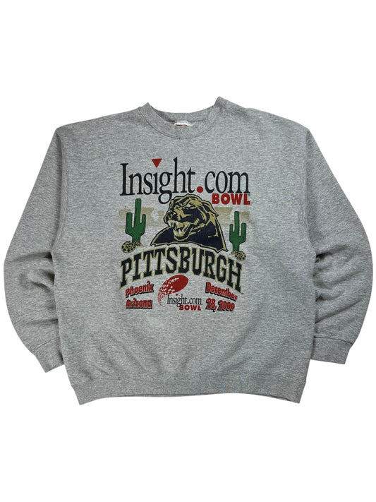Vintage 2000 UPitt Pittsburgh Panthers Football Insight.com Bowl crewneck (L)