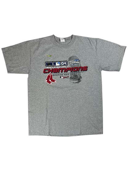Vintage 2004 Boston Red Sox World Series Champions tee (L) DS
