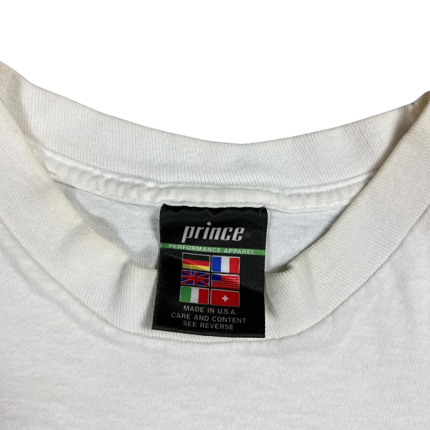 Vintage 90s Prince Tennis abstract art tee (M)
