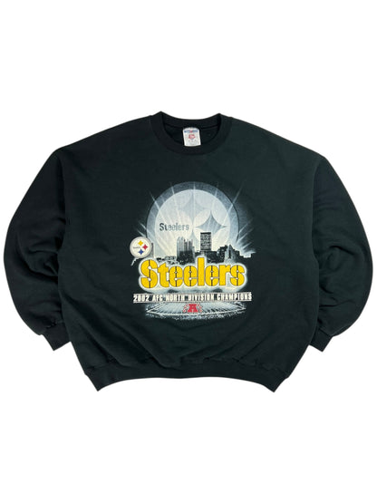 Vintage 2002 Pittsburgh Steelers AFC champs skyline crewneck (XL)
