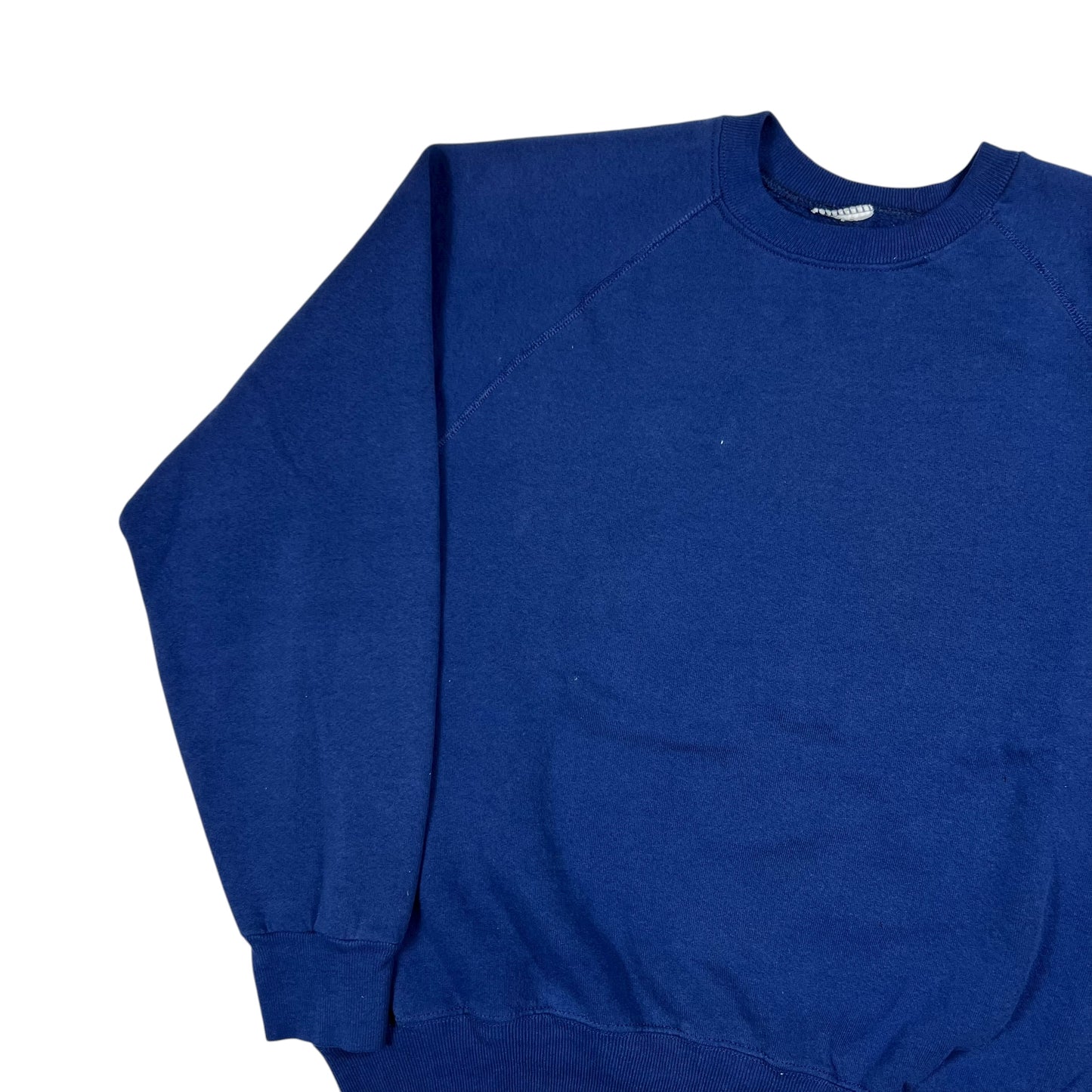 Vintage 80s faded navy blank crewneck (XL)