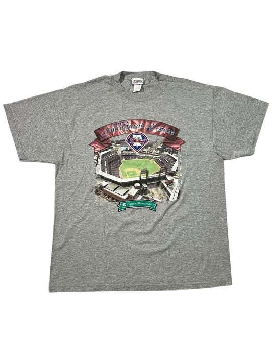 Vintage 2004 Philadelphia Phillies Citizens Bank Park tee (L)