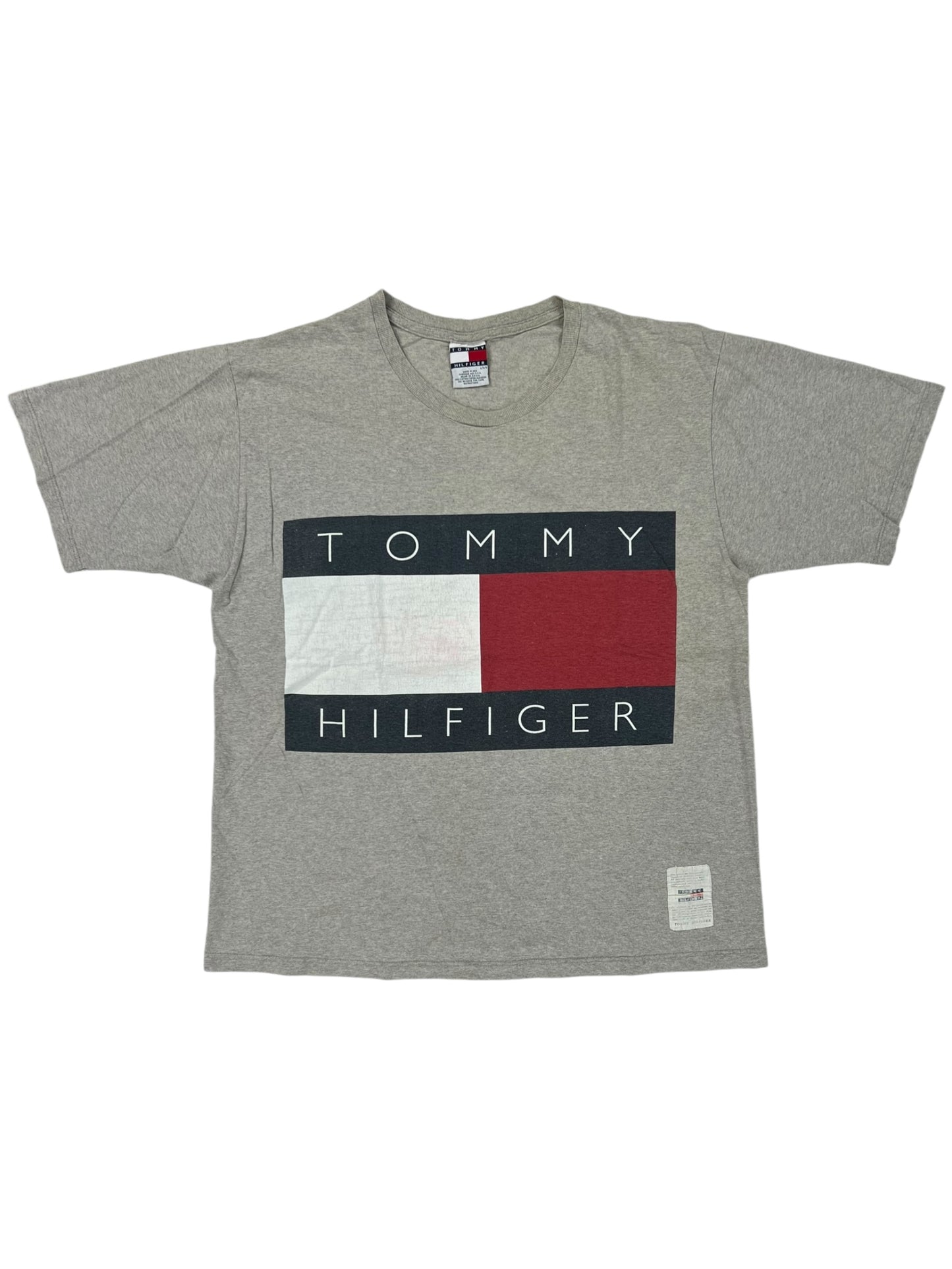 Vintage 90s Tommy Hilfiger big flag tee (L)