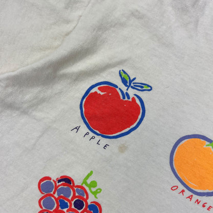 Vintage 90s Ken Done Fruit art tee (L)