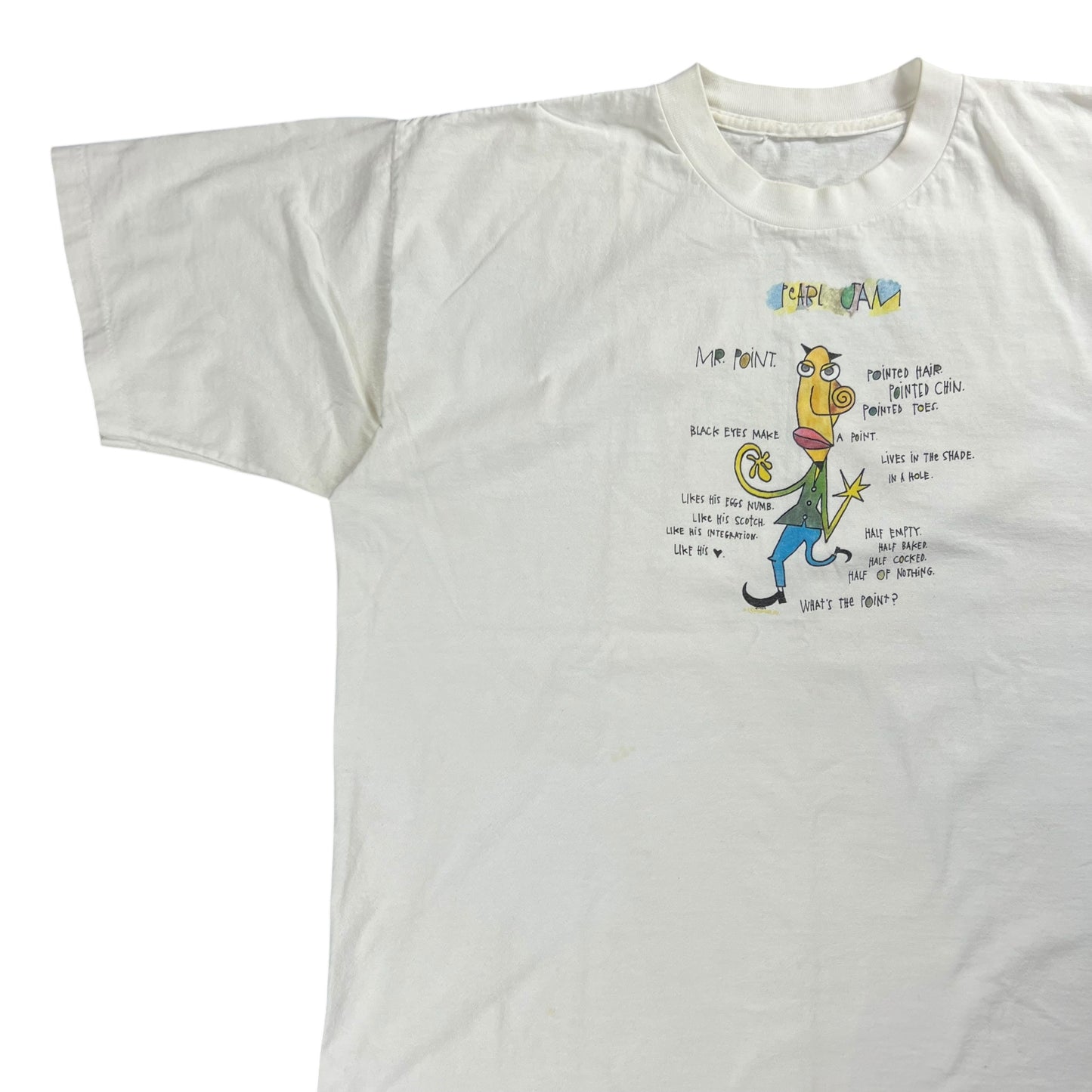 Vintage 90s Pearl Jam Mr. Point band tee (XL)