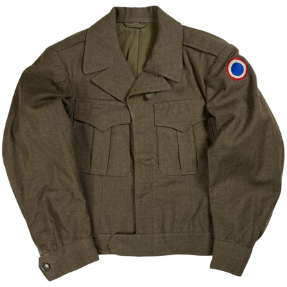 Vintage 1940s United States Army World War 2 II jacket pants (S)