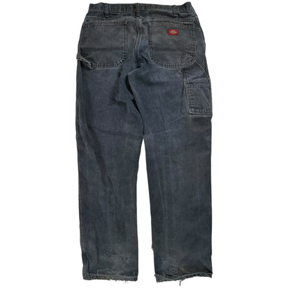 Vintage Y2K Dickies faded distressed black denim jeans (34x32)