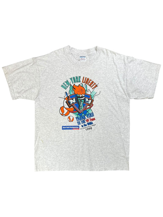 Vintage 1998 New York Liberty Fan Appreciation Night WNBA tee (XL)