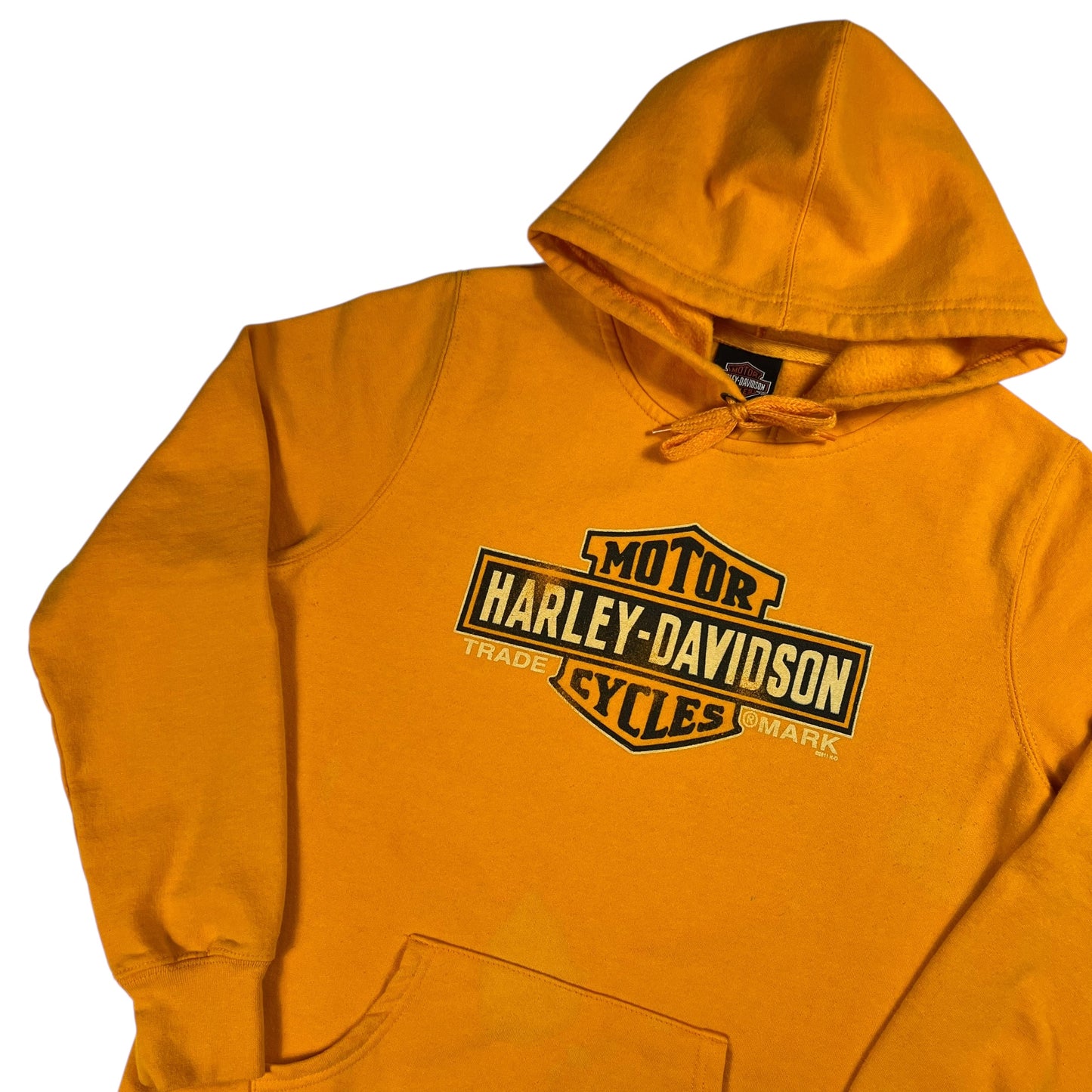 2011 Harley Davidson Motorcycles Orange femme biker hoodie (M)