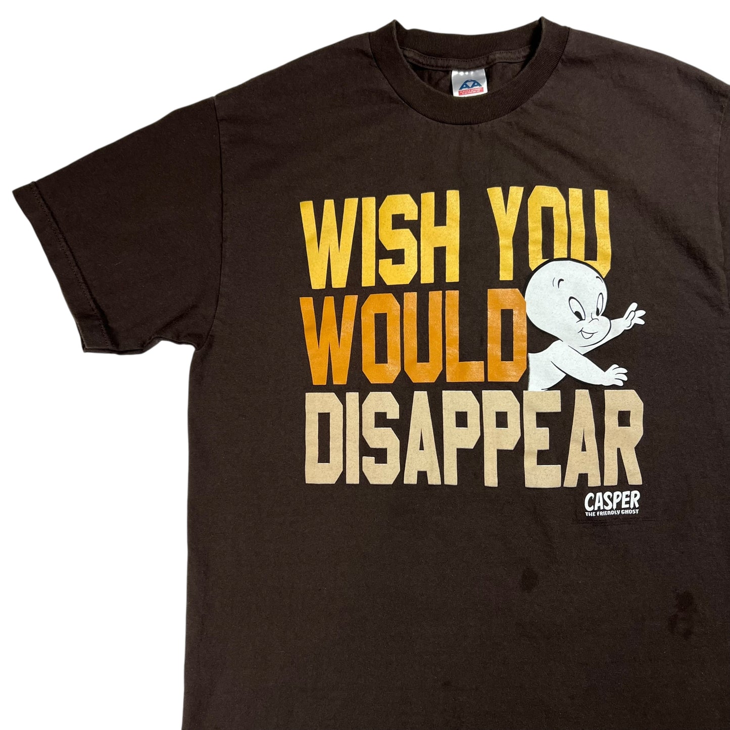 Vintage Y2K Casper The Ghost Wish You Would Disappear tee (L)