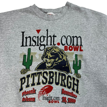 Vintage 2000 UPitt Pittsburgh Panthers Football Insight.com Bowl crewneck (L)