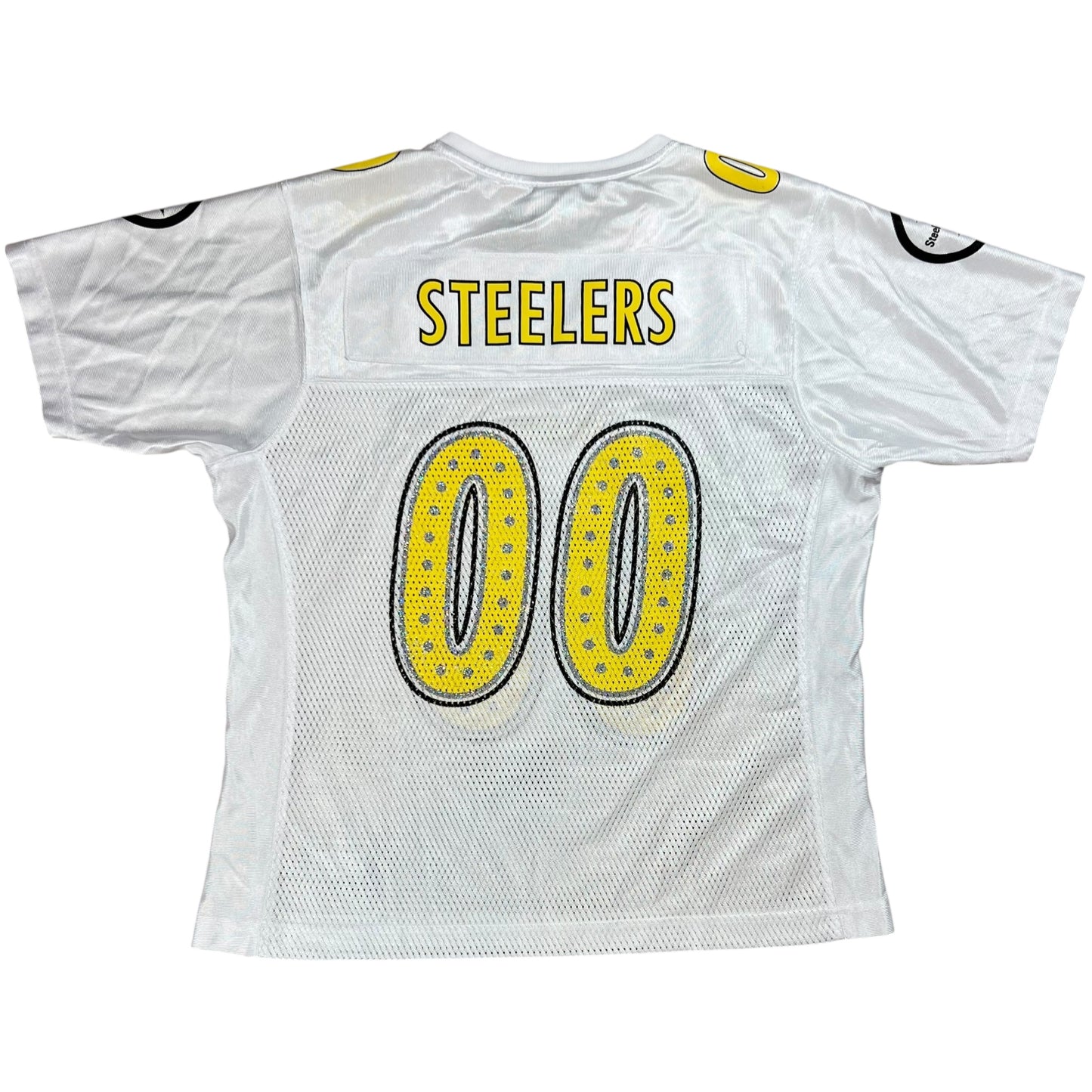 Vintage Y2K Reebok Pittsburgh Steelers femme flash women’s NFL jersey (L)
