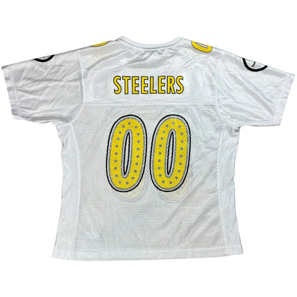 Vintage Y2K Reebok Pittsburgh Steelers femme flash women’s NFL jersey (L)
