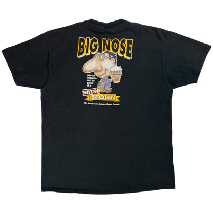 Vintage 90s Big Nose Notso Stout beer brewery tee (L)