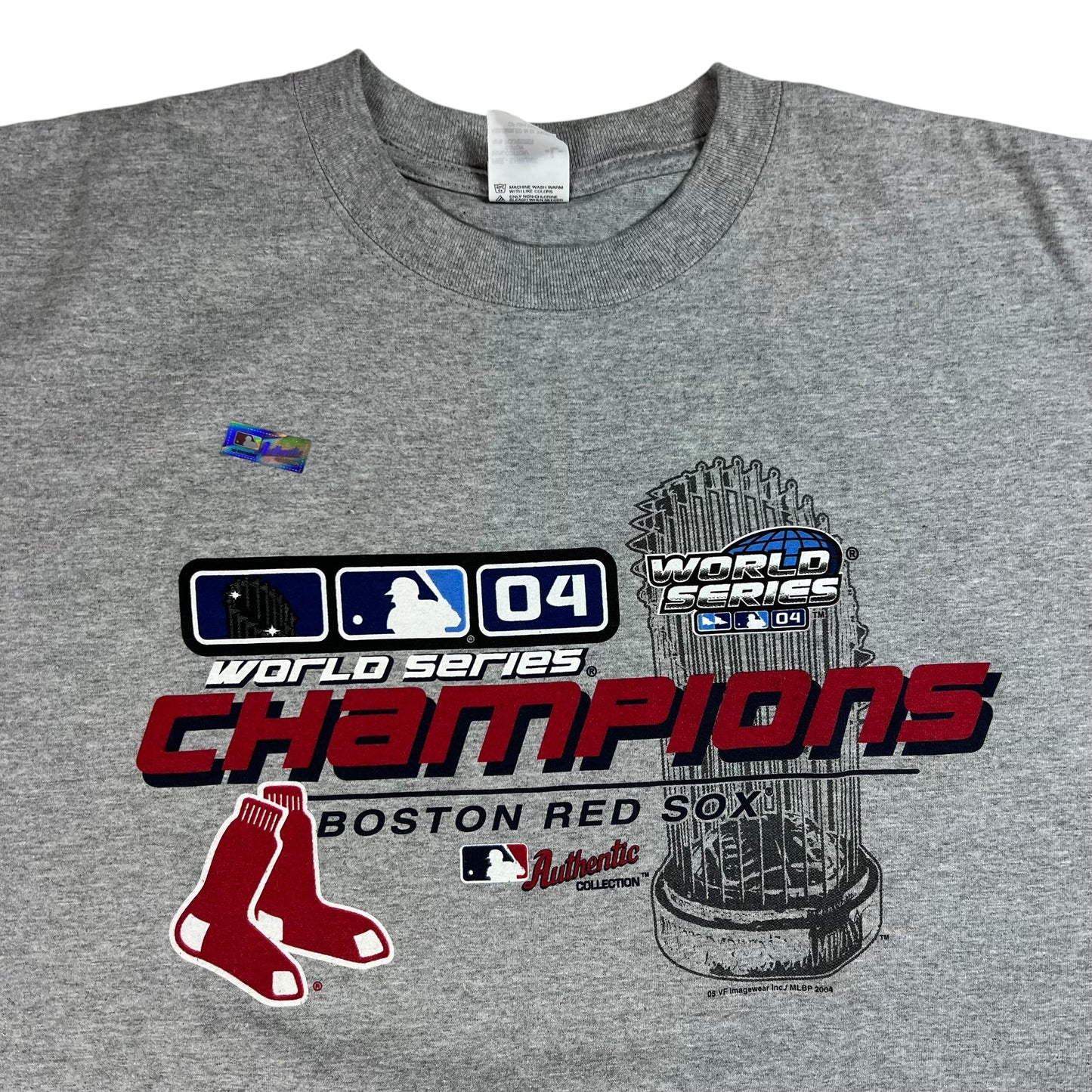 Vintage 2004 Boston Red Sox World Series Champions tee (L) DS