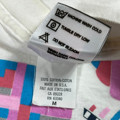 Vintage 90s Prince Tennis abstract art tee (M)