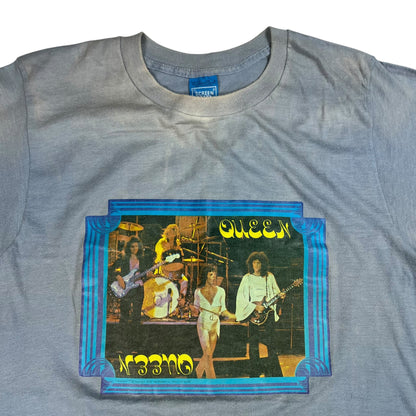 Vintage 1976 Queen Freddie Mercury faded band tee (M)