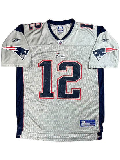 Vintage Y2K Reebok New England Patriots Tom Brady Alternate NFL jersey (L)