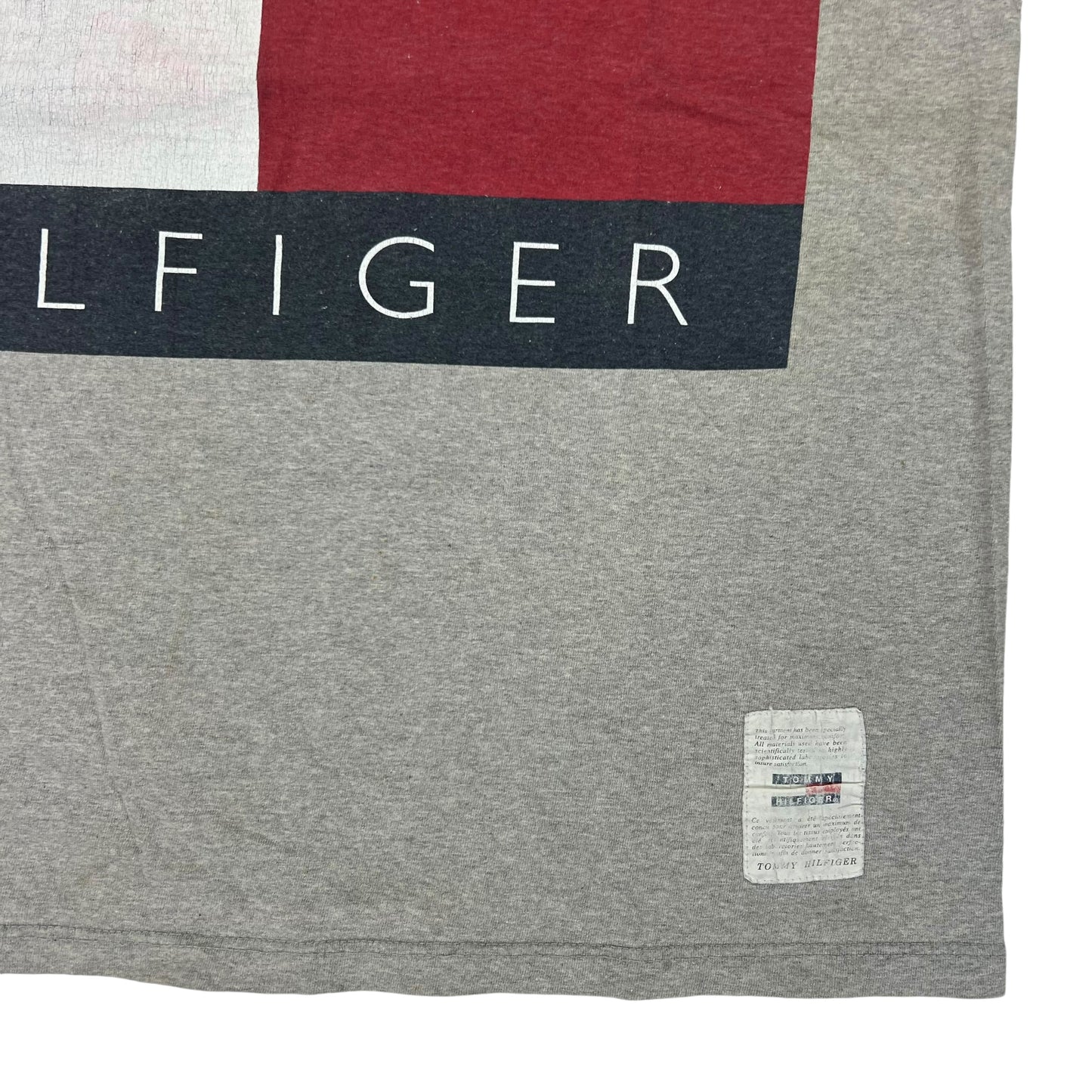 Vintage 90s Tommy Hilfiger big flag tee (L)