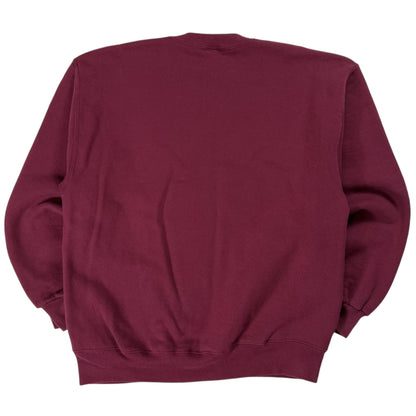 Vintage 90s Russell Athletic blank burgundy crewneck (L)