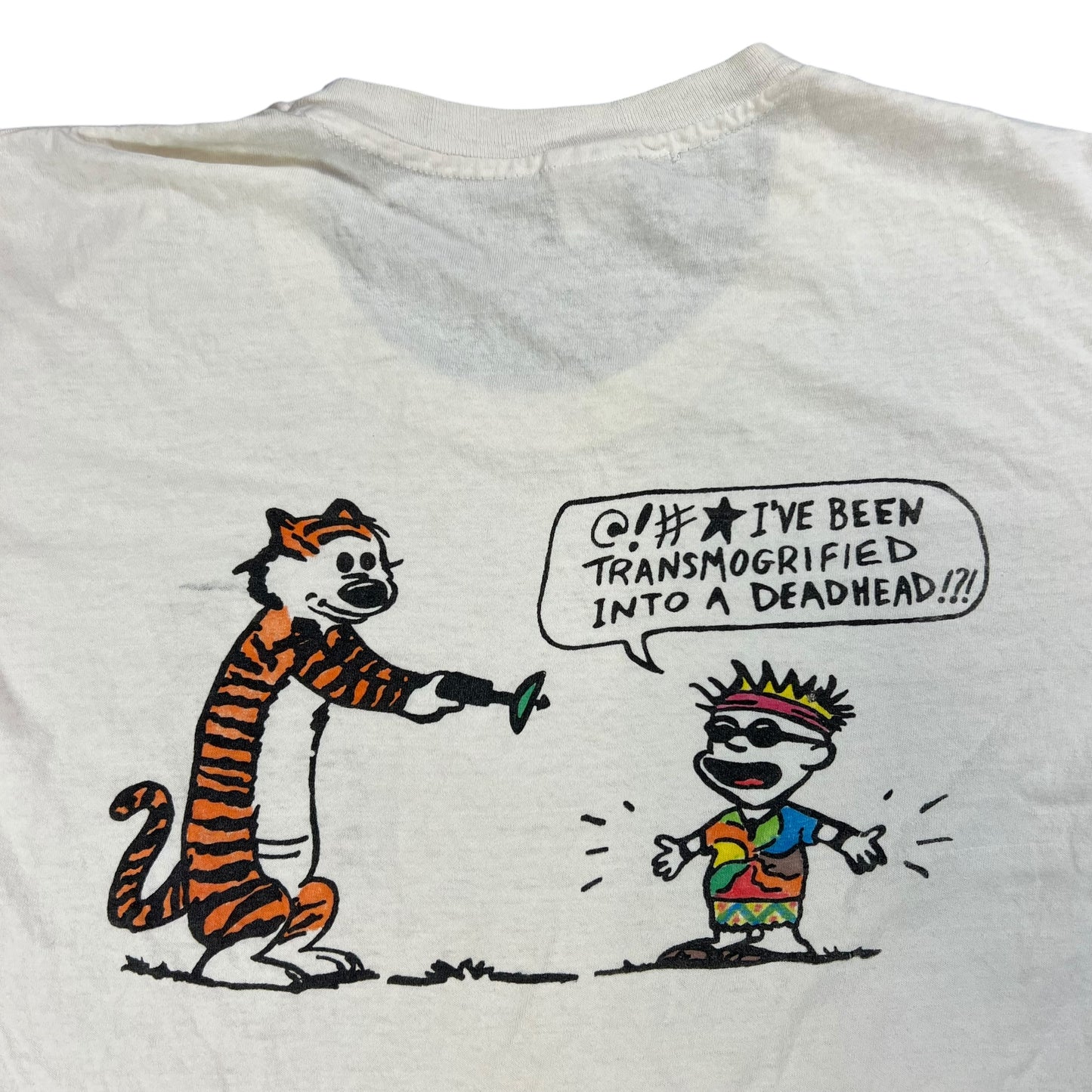 Vintage 90s Grateful Dead Calvin & Hobbes I Need A Miracle band tee (L)