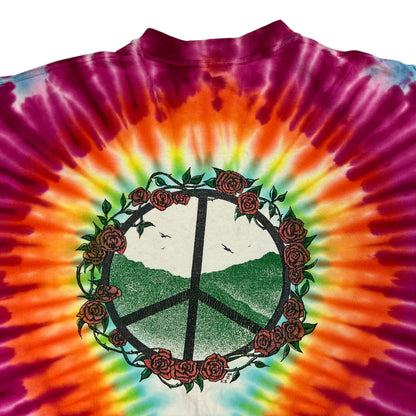 Vintage 90s Grateful Dead Alice in Wonderland tie dye band tee (XL)