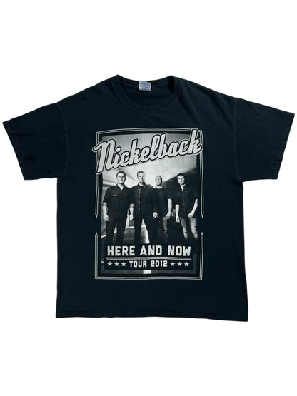 2012 Nickelback Here and Now tour band tee (L)