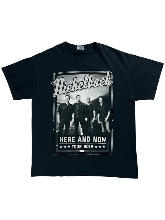 2012 Nickelback Here and Now tour band tee (L)