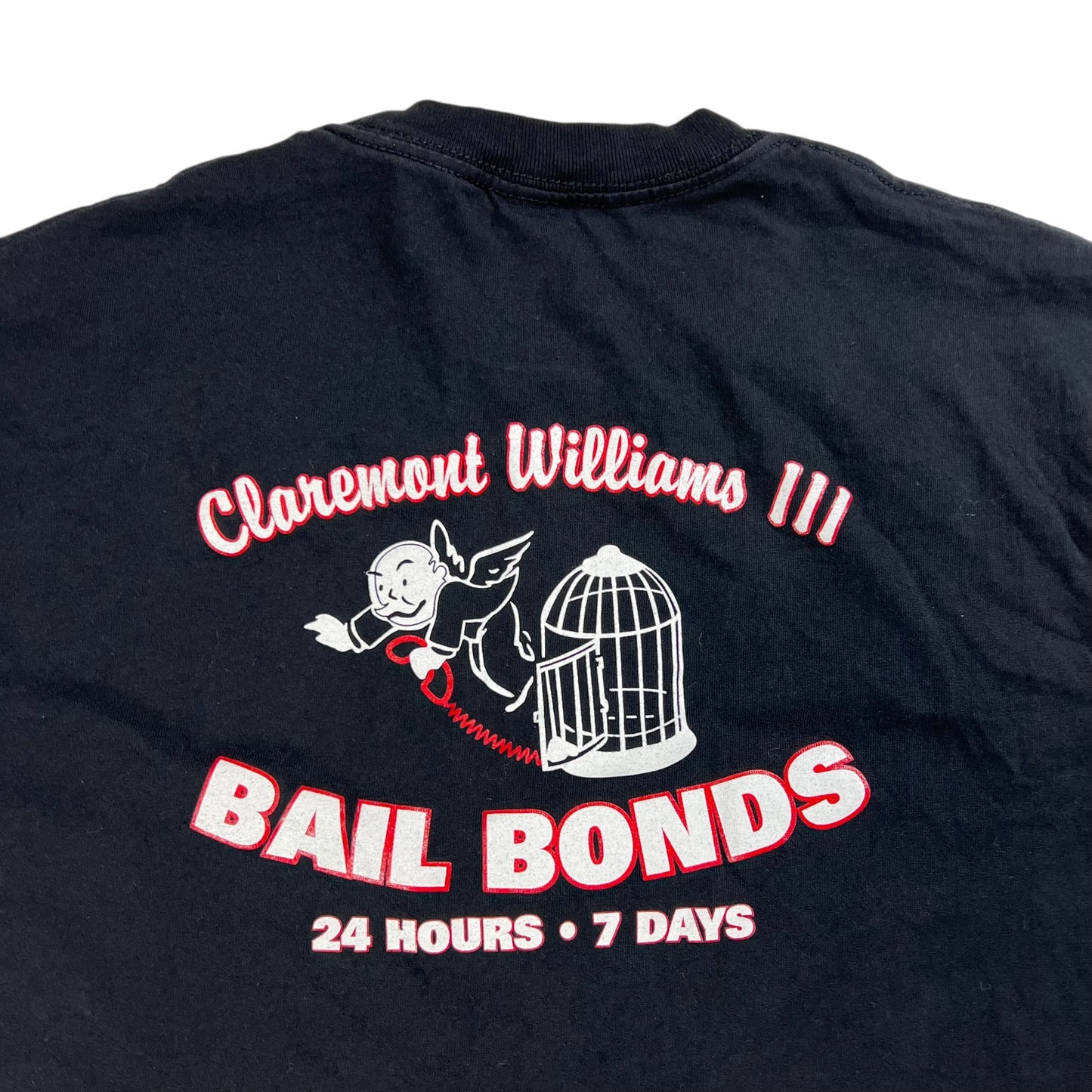 Vintage Y2K Domino Claremont Williams III Bail Bonds movie tee (L)