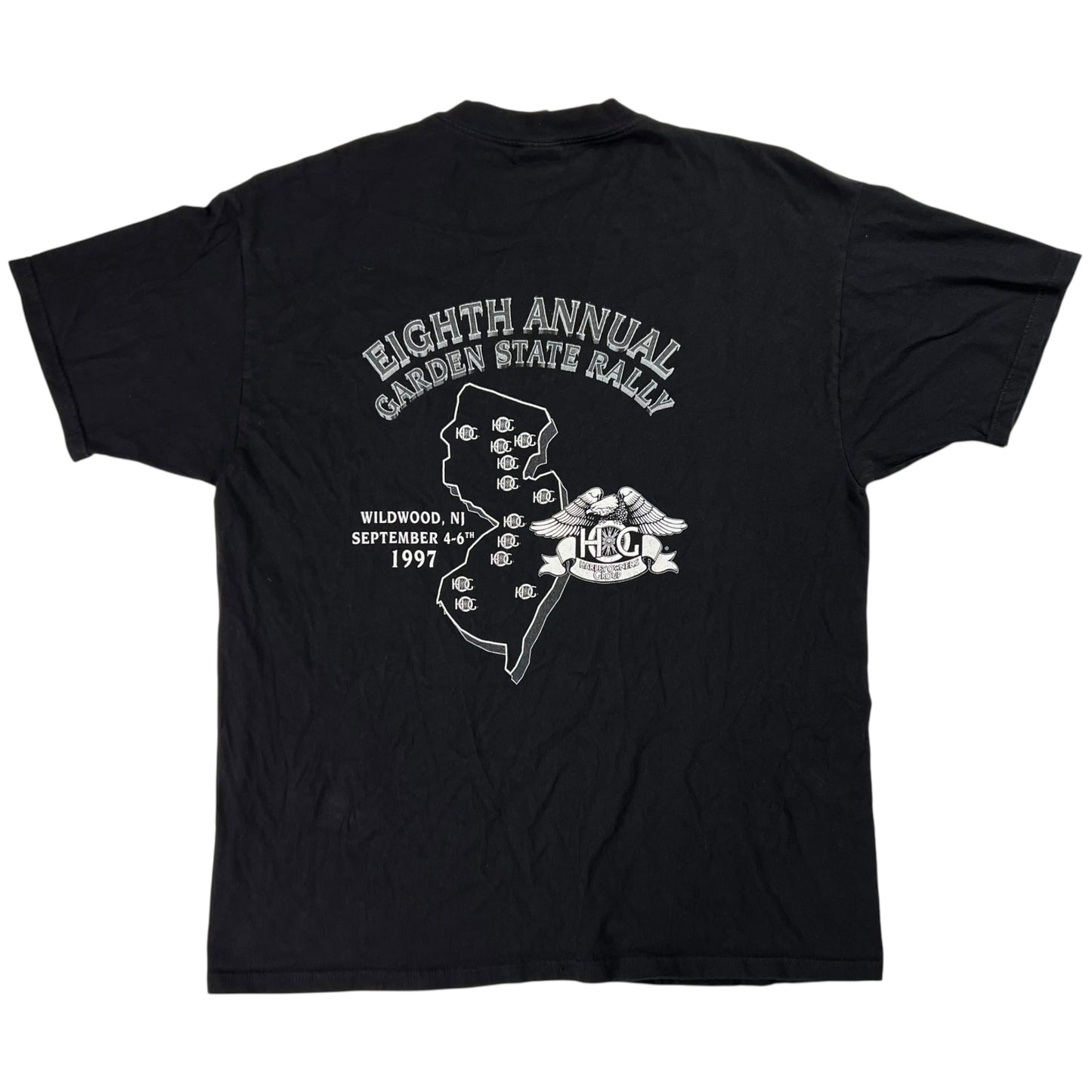 Vintage 1997 Harley Davidson New Jersey State Hog rally tee (XL)