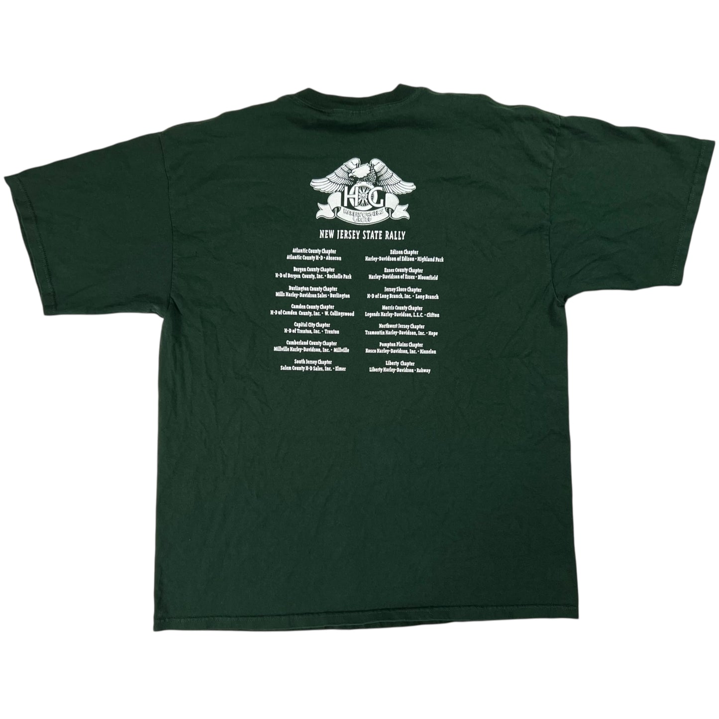 Vintage 1999 Harley Davidson New Jersey State Hog rally tee (XL)